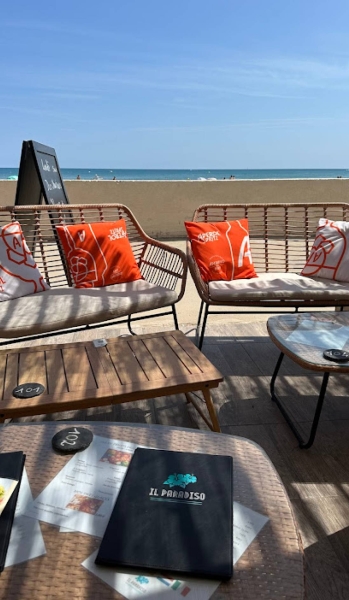 Le restaurant - Restaurant Cap d'Agde bord de mer - Il Paradiso - restaurant AGDE - Restaurant Plage la Roquille - Restaurant Plage La Roquille